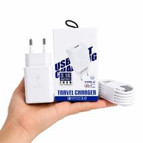 Carregador USB TIPO C Compacto 3.1A com Cabo Incluso Carregador USB TIPO C Compacto 3.1A com Cabo Incluso