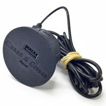 Carregador USB/TIPO C Tomada De Embutir Em Sofá E Mesa