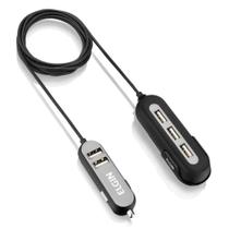Carregador USB Veicular, Entrada 12V-24V, 5 saídas USB 4A 20W Carregador USB Veicular, Entrada 12V-24V, 5 saídas USB 4A 20W