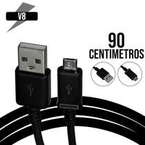 Carregador Veicular 12W 2 Entrada Usb E Cabo Para V8 Recarga