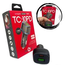 Carregador Veicular 2 Entradas Usb C Usb A 25W