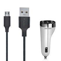 Carregador Veicular 2 Metros para LG K10 - Kit Completo Carregador Veicular 2 Metros para LG K10 - Kit Completo