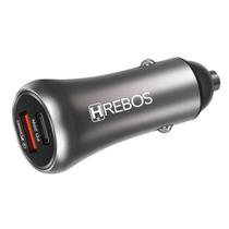 Carregador Veicular 20w Power Turbo HRebos USB Type C Anatel NFe Carregador Veicular 20w Power Turbo HRebos USB Type C Anatel NFe