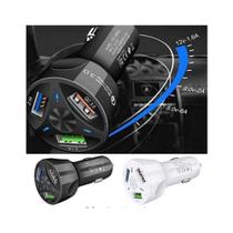 Carregador Veicular 3 entradas Usb - Quick charge Carregador Veicular 3 entradas Usb - Quick charge