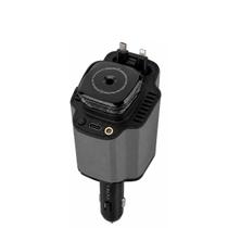 Carregador Veicular 6 em 1 Preto com Projeção de Luz e Aromatizador Carregador Veicular 6 em 1 Preto com Projeção de Luz e Aromatizador