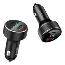 Carregador Veicular 60W com 9.1A e Exibição de LED Opcional