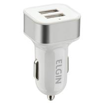 Carregador Veicular Automotivo 12V Com 2 Saídas Usb 5V 2.1A Carregador Veicular Automotivo 12V Com 2 Saídas Usb 5V 2.1A