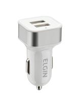 Carregador Veicular Automotivo 12v Com 2 Saídas Usb 5v 2.1a