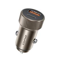 Carregador Veicular Awei C857 33W USBA TypeC PD e Proteção Inteligente Marrom