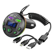 Carregador Veicular Bravone Carregamento USB 12V Turbo Automotivo Universal