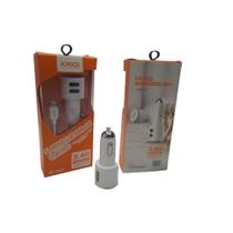 Carregador Veicular Carga Rápido 3.4R Cabo Lighting Kd-303A - Kaidi Carregador Veicular Carga Rápido 3.4R Cabo Lighting Kd-303A - Kaidi
