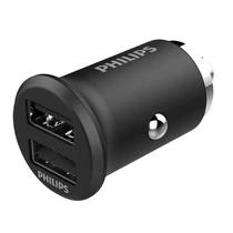 Carregador Veicular Carro Turbo 2 Usb Philips 24w