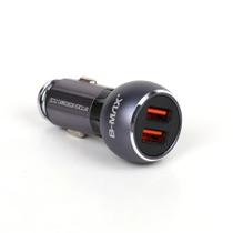 Carregador Veicular Carro Turbo Rápido Fast 2 Portas Usb Qualcom 3.0 Acompanha Cabo - B-max
