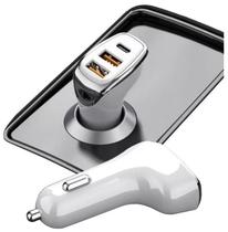 Carregador Veicular Cinzeiro Usb Type C 3.0 Turbo 38w Kd-304