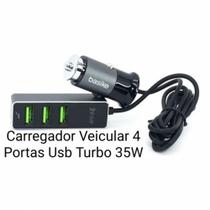 Carregador Veicular com 4 portas Carregador Veicular com 4 portas