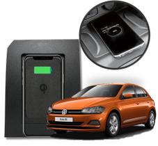 Carregador Veicular Console indução VW Polo Virtus 2018 em diante