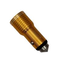 Carregador Veicular de Carga Rápida com USB Duplo - Metal