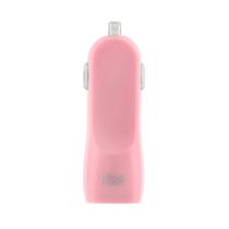 Carregador Veicular I2GO com 2 Saídas USB Rosa Carregador Veicular I2GO com 2 Saídas USB Rosa