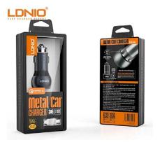 Carregador Veicular Ldnio-turbo- Usb 2 Portas-3.0-36w Carregador Veicular Ldnio-turbo- Usb 2 Portas-3.0-36w