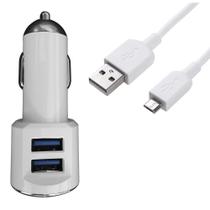 Carregador Veicular Micro Usb Hrebos 3.4A Com 2 Saídas