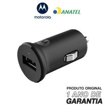 Carregador Veicular Original Motorola Turbo Power 18w Sem Cabo Usb Preto