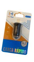 Carregador veicular plug cinzeiro 5.1a Carregador veicular plug cinzeiro 5.1a