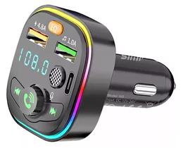 Carregador Veicular Portátil Bluetooth Equalizado - 2 Saídas USB