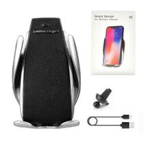 Carregador Veicular Qi Smart Sensor Ir Wireless Charger