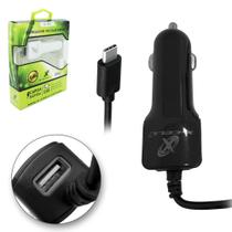 Carregador veicular rapido com saida usb 2.5a e cabo tipo c x-cell 1m