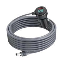 Carregador Veicular Starlink Mini 3 Em 1 Com Display Digital, Adaptador De Tomada De Isqueiro E Cabo