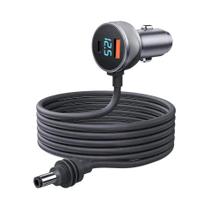 Carregador Veicular Starlink Mini USB Tipo C Com Cabo De Extensão À Prova d'Água De 35M E Voltímetro