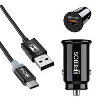 Carregador Veicular Turbo 18w compatível com Moto Edge 20 30 40 Neo Ultra