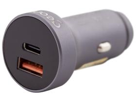 Carregador Veicular Turbo 38W USB-A USB-C
