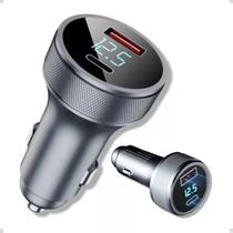 Carregador Veicular Turbo 60w Usb + Tipo C CJ12-4
