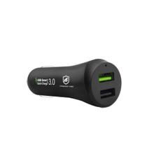 Carregador Veicular Turbo Fast Charger - GSHIELD - 2 USB BP62LACMB (Preto)