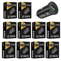 Carregador Veicular Turbo One no Atacado - Caixa Fechada 10 Unidades - Gshield Carregador Veicular Turbo One no Atacado - Caixa Fechada 10 Unidades - Gshield