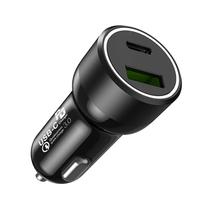 Carregador Veicular Turbo Pd Quick Charger Compatível iPhone e Android