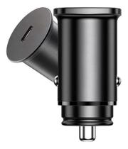 Carregador Veicular Turbo Usb Tipo C Acendedor Para Carro