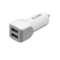 Carregador Veicular Universal com 2 Porta USB 10W 2A Elgin - 46RCV2USB000 Carregador Veicular Universal com 2 Porta USB 10W 2A Elgin - 46RCV2USB000