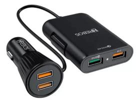 Carregador veicular v-turbo 18w 4 saídas usb hs-392 Carregador veicular v-turbo 18w 4 saídas usb hs-392