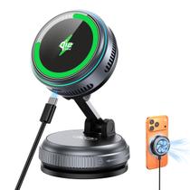 Carregador Veicular XO Qi2.2 25W Rápido Sem Fio com Refrigeração Carregador Veicular XO Qi2.2 25W Rápido Sem Fio com Refrigeração