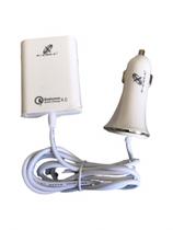 Carregador veiculo c/extensor 4 portas usb-xc-kt-18-ds tools