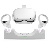 Carregador VR Dock Honghao para Oculus Quest 2 com 2 baterias