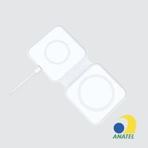 Carregador Wireless Double Foldable 15W branco Carregador Wireless Double Foldable 15W branco