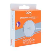 Carregador wireless para smartwatch magnetico branco oex