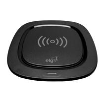 Carregador Wireless Qi por Indução - ELG Antiderrapante - Preto