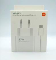 Carregador Xiaomi Original 33W Charging Combo USB-A com Cabo USB-C Carregamento Rápido