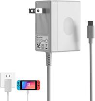 Carregador YCCSKY 45W para Nintendo Switch com cabo USB-C de 3 m