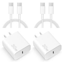 Carregador YIWEIHAPPY 30W USB-C, pacote com 2 unidades para iPhone 16/15, cabo de 6 pés Carregador YIWEIHAPPY 30W USB-C, pacote com 2 unidades para iPhone 16/15, cabo de 6 pés
