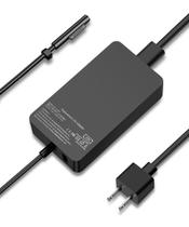 Carregador Zeshuo 44W 15V 2.58A Adaptador AC para Surface Pro 3-7